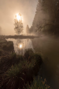 Nebelstimmung am frühen Morgen am Geroldsee bei garmisch-Partenkirchen in den bayrischen Alpen. Nebelstimmung am frühen Morgen am Geroldsee bei garmisch-Partenkirchen in den bayrischen Alpen.
